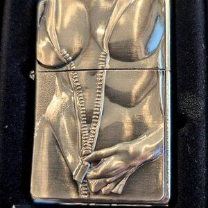 Sharp Zippo Girl 3D Emblem Zippo Lighter